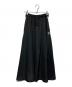 adidas（アディダス）の古着「LONG SATIN SKIRT」｜ブラック