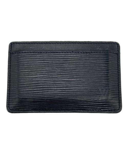 LOUIS VUITTON（ルイ ヴィトン）LOUIS VUITTON (ルイ ヴィトン) カードケース ブラックの古着・服飾アイテム