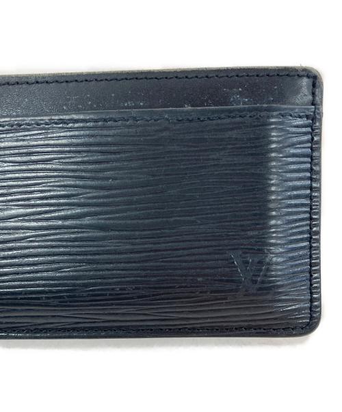 LOUIS VUITTON（ルイ ヴィトン）LOUIS VUITTON (ルイ ヴィトン) カードケース ブラックの古着・服飾アイテム