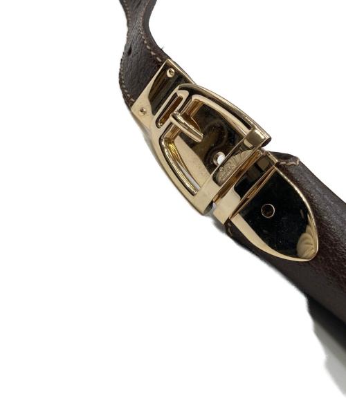 GUCCI（グッチ）GUCCI (グッチ) ホースビットワンショルダーバッグ ベージュの古着・服飾アイテム