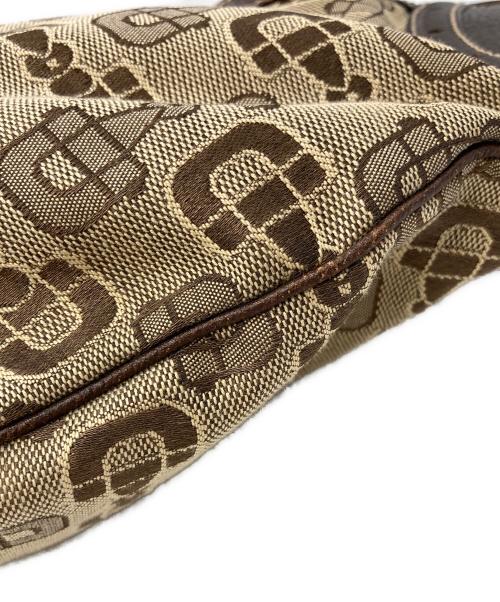GUCCI（グッチ）GUCCI (グッチ) ホースビットワンショルダーバッグ ベージュの古着・服飾アイテム