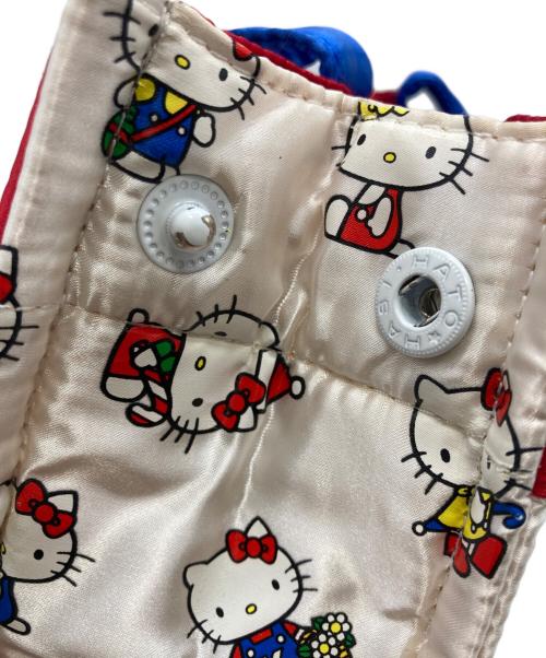 HEAD PORTER（ヘッドポーター）HEAD PORTER (ヘッドポーター) HELLO KITTY (ハローキティ) トートバッグ ベージュ×ブルーの古着・服飾アイテム