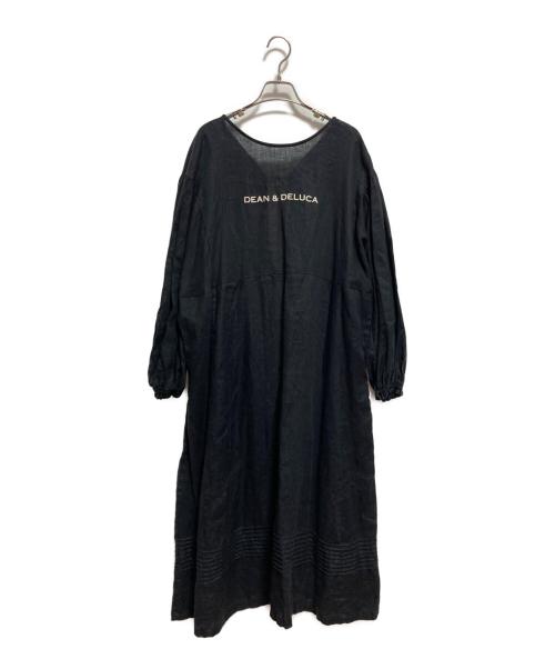 BEAMS COUTURE（ビームス クチュール）BEAMS COUTURE (ビームス クチュール) DEAN&DELUCA (ディーンアンドデルーカ) コラボ割烹着 2way羽織りワンピース ブラック サイズ:不明の古着・服飾アイテム