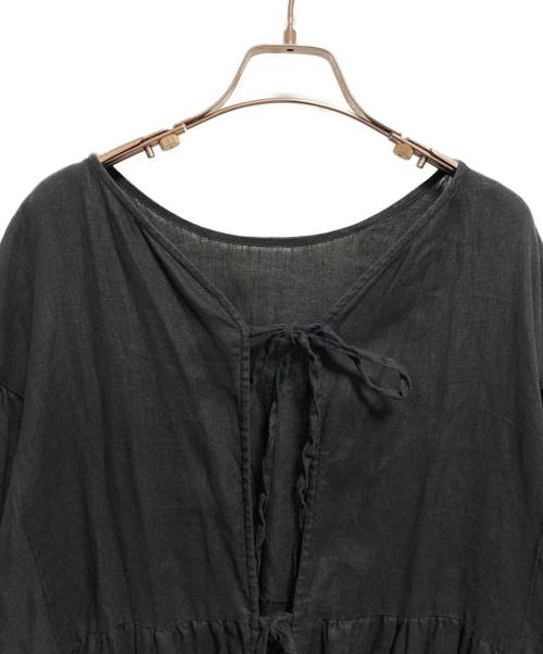 BEAMS COUTURE（ビームス クチュール）BEAMS COUTURE (ビームス クチュール) DEAN&DELUCA (ディーンアンドデルーカ) コラボ割烹着 2way羽織りワンピース ブラック サイズ:不明の古着・服飾アイテム
