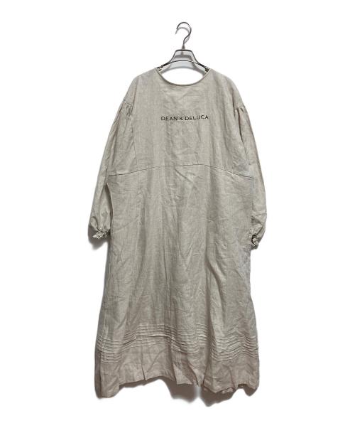 BEAMS COUTURE（ビームス クチュール）BEAMS COUTURE (ビームス クチュール) DEAN&DELUCA (ディーンアンドデルーカ) 割烹着 2way羽織りワンピース ベージュ サイズ:FREE 未使用品の古着・服飾アイテム