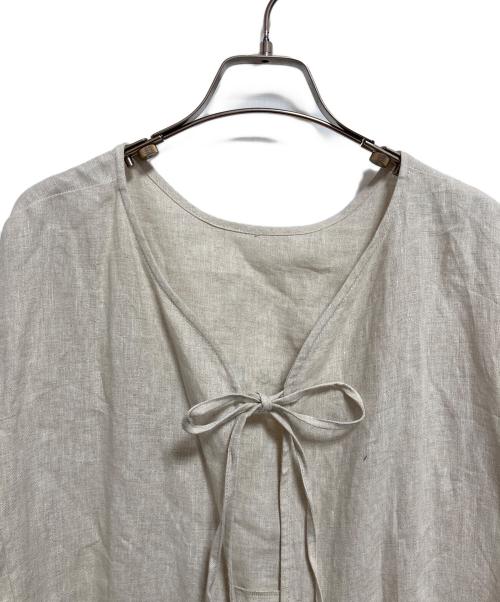 BEAMS COUTURE（ビームス クチュール）BEAMS COUTURE (ビームス クチュール) DEAN&DELUCA (ディーンアンドデルーカ) 割烹着 2way羽織りワンピース ベージュ サイズ:FREE 未使用品の古着・服飾アイテム