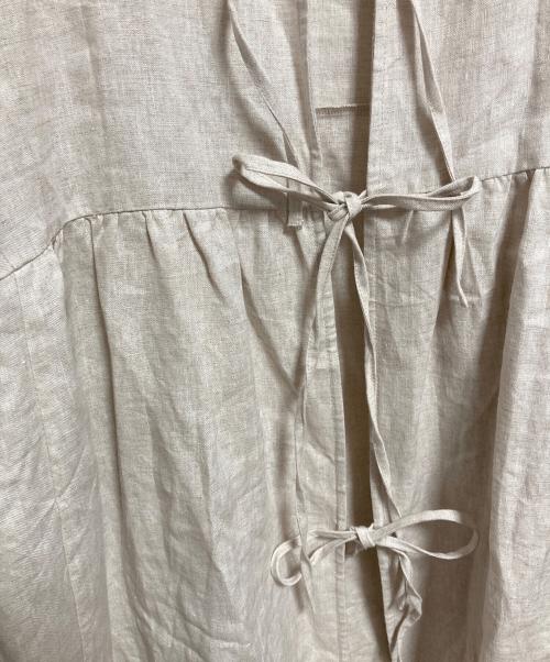 BEAMS COUTURE（ビームス クチュール）BEAMS COUTURE (ビームス クチュール) DEAN&DELUCA (ディーンアンドデルーカ) 割烹着 2way羽織りワンピース ベージュ サイズ:FREE 未使用品の古着・服飾アイテム