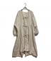 BEAMS COUTURE（ビームス クチュール）の古着「割烹着 2way羽織りワンピース」｜ベージュ