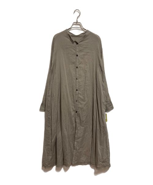 mefu（メフウ）mefu (メフウ) シャツワンピース グレー サイズ:38 未使用品の古着・服飾アイテム