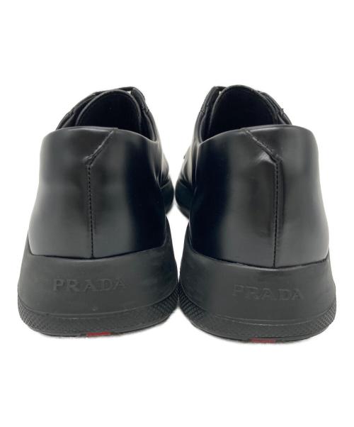 PRADA（プラダ）PRADA (プラダ) ローカットスニーカー ブラック サイズ:6 1/2の古着・服飾アイテム