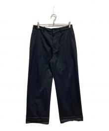 UNIVERSAL PRODUCTS.（ユニバーサルプロダクツ）の古着「NO TUCK CHINO TROUSERS」｜ネイビー