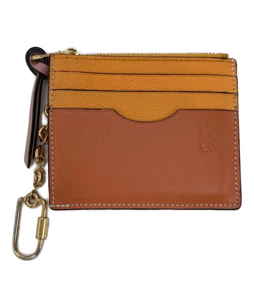 LOEWE（ロエベ）LOEWE (ロエベ) スクエア コインカードケース チェーン ブラウンの古着・服飾アイテム