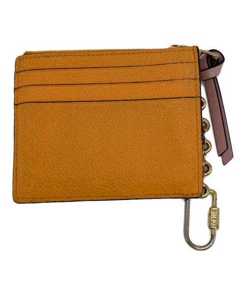 LOEWE（ロエベ）LOEWE (ロエベ) スクエア コインカードケース チェーン ブラウンの古着・服飾アイテム