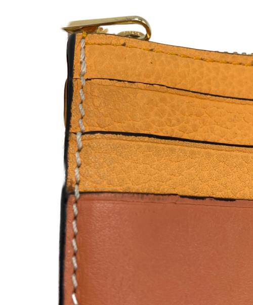 LOEWE（ロエベ）LOEWE (ロエベ) スクエア コインカードケース チェーン ブラウンの古着・服飾アイテム