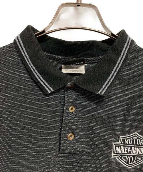 HARLEY-DAVIDSON（ハーレーダビッドソン）HARLEY-DAVIDSON (ハーレーダビッドソン) ポロシャツ グレー サイズ:XLの古着・服飾アイテム