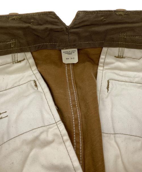 RRL（ダブルアールエル）RRL (ダブルアールエル) シンチバッグチノパンツ ブラウン サイズ:W34の古着・服飾アイテム