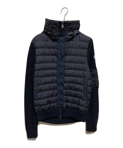 MONCLER（モンクレール）MONCLER (モンクレール) MAGLIONE TRICOT CARDIGAN ネイビー サイズ:XLの古着・服飾アイテム