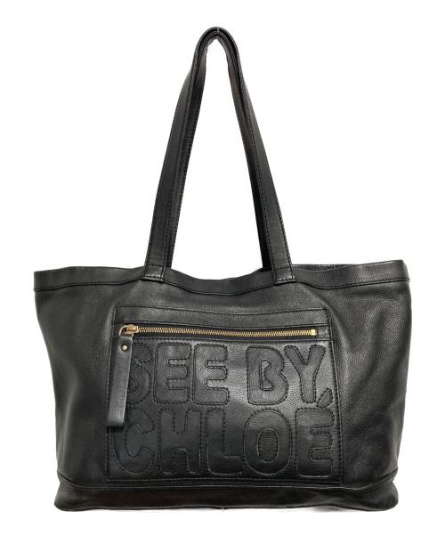 SEE BY CHLOE（シーバイクロエ）SEE BY CHLOE (シーバイクロエ) トートバッグ ブラックの古着・服飾アイテム