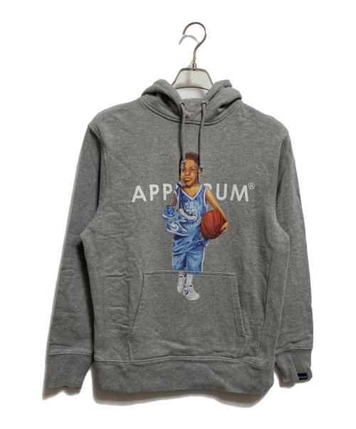 APPLEBUM（アップルバム）APPLEBUM (アップルバム) プルオーバーパーカー グレー サイズ:Lの古着・服飾アイテム