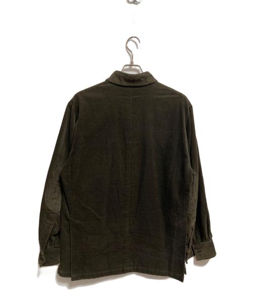 BURBERRY LONDON（バーバリーロンドン）BURBERRY LONDON (バーバリーロンドン) エルボーパッチ付コーデュロイシャツ ブラウン サイズ:Mの古着・服飾アイテム
