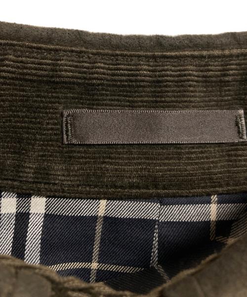 BURBERRY LONDON（バーバリーロンドン）BURBERRY LONDON (バーバリーロンドン) エルボーパッチ付コーデュロイシャツ ブラウン サイズ:Mの古着・服飾アイテム