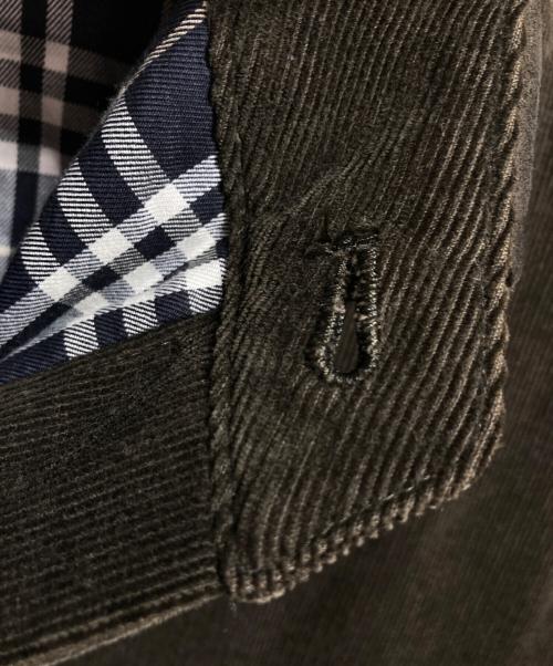 BURBERRY LONDON（バーバリーロンドン）BURBERRY LONDON (バーバリーロンドン) エルボーパッチ付コーデュロイシャツ ブラウン サイズ:Mの古着・服飾アイテム