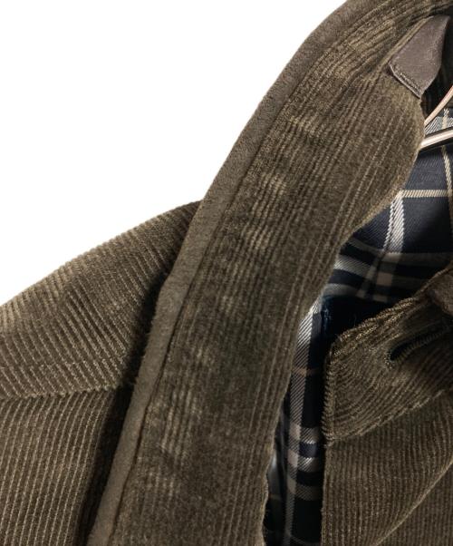 BURBERRY LONDON（バーバリーロンドン）BURBERRY LONDON (バーバリーロンドン) エルボーパッチ付コーデュロイシャツ ブラウン サイズ:Mの古着・服飾アイテム