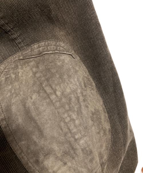 BURBERRY LONDON（バーバリーロンドン）BURBERRY LONDON (バーバリーロンドン) エルボーパッチ付コーデュロイシャツ ブラウン サイズ:Mの古着・服飾アイテム