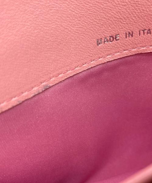 CHANEL（シャネル）CHANEL (シャネル) カメリア モチーフ ラウンド ファスナー ウォレット 長財布 ピンクの古着・服飾アイテム