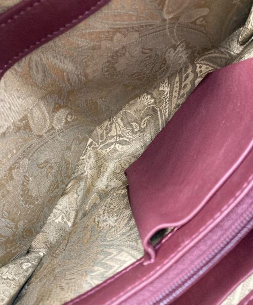 NAKAZAWA（ナカザワ）NAKAZAWA (ナカザワ) 2WAYミニボストンバッグ ボルドーの古着・服飾アイテム