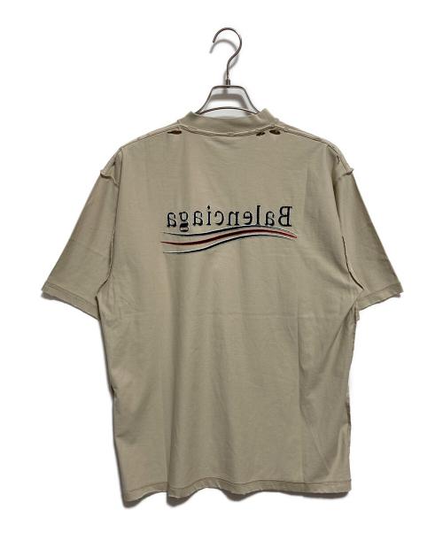 BALENCIAGA（バレンシアガ）BALENCIAGA (バレンシアガ) Inside-Out Large Fit T-Shirt ベージュ サイズ:Sの古着・服飾アイテム