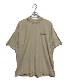 BALENCIAGA（バレンシアガ）の古着「Inside-Out Large Fit T-Shirt」｜ベージュ