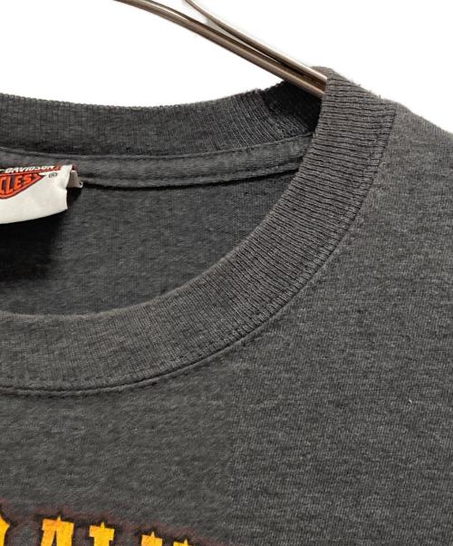 HARLEY-DAVIDSON（ハーレーダビッドソン）HARLEY-DAVIDSON (ハーレーダビッドソン) プリントTシャツ グレー サイズ:Lの古着・服飾アイテム