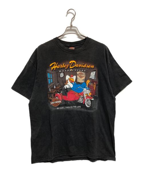 HARLEY-DAVIDSON（ハーレーダビッドソン）HARLEY-DAVIDSON (ハーレーダビッドソン) Tシャツ ブラック サイズ:XLの古着・服飾アイテム
