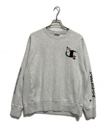 Champion REVERSE WEAVE（チャンピオン リバース ウィーブ）の古着「クルーネックスウェット」｜グレー