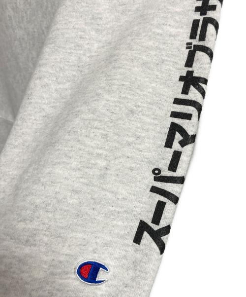 Champion REVERSE WEAVE（チャンピオン リバース ウィーブ）Champion REVERSE WEAVE (チャンピオン リバース ウィーブ) クルーネックスウェット グレー サイズ:Lの古着・服飾アイテム