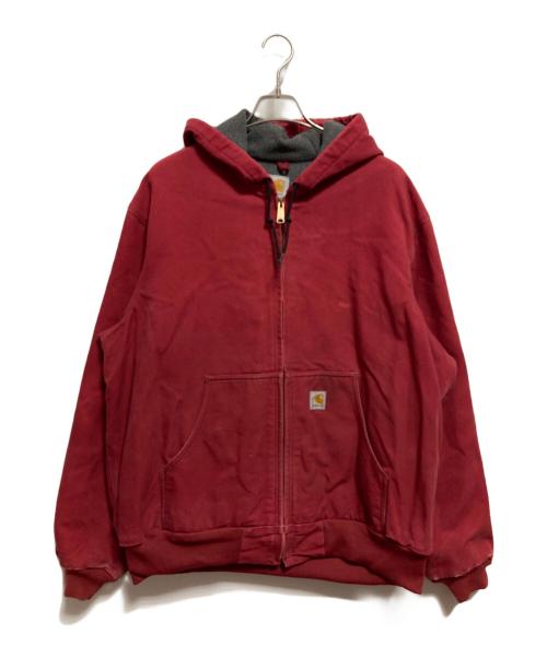 CarHartt（カーハート）CarHartt (カーハート) ダック地アクティブジャケット レッド サイズ:XLの古着・服飾アイテム