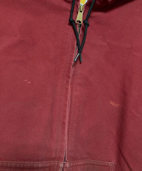CarHartt（カーハート）CarHartt (カーハート) ダック地アクティブジャケット レッド サイズ:XLの古着・服飾アイテム