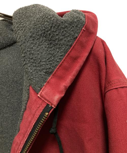 CarHartt（カーハート）CarHartt (カーハート) ダック地アクティブジャケット レッド サイズ:XLの古着・服飾アイテム