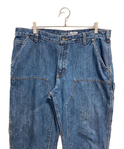 CarHartt（カーハート）CarHartt (カーハート) LOOSE FIT DOUBLE FRONT LOGGER JEAN インディゴ サイズ:96の古着・服飾アイテム