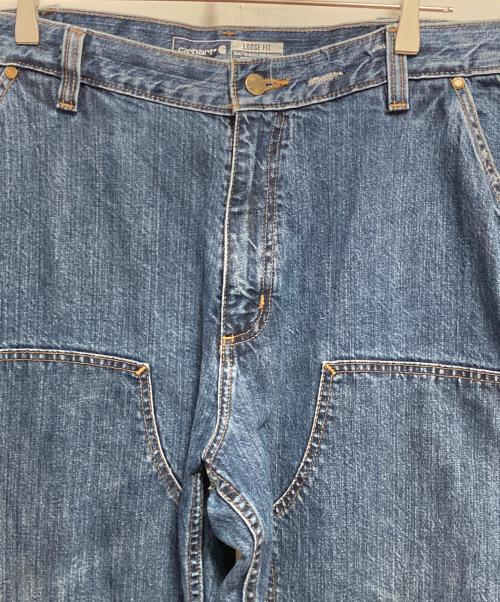 CarHartt（カーハート）CarHartt (カーハート) LOOSE FIT DOUBLE FRONT LOGGER JEAN インディゴ サイズ:96の古着・服飾アイテム