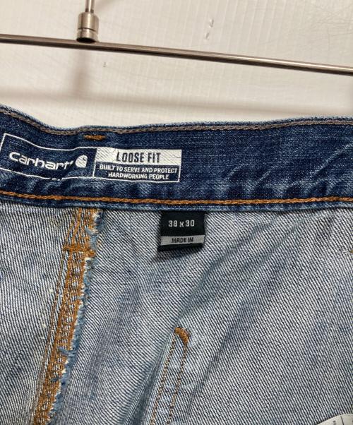 CarHartt（カーハート）CarHartt (カーハート) LOOSE FIT DOUBLE FRONT LOGGER JEAN インディゴ サイズ:96の古着・服飾アイテム
