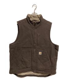 CarHartt（カーハート）の古着「ダック地ベスト」｜ブラウン