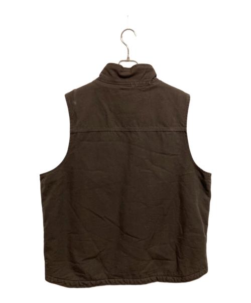CarHartt（カーハート）CarHartt (カーハート) ダック地ベスト ブラウン サイズ:Lの古着・服飾アイテム