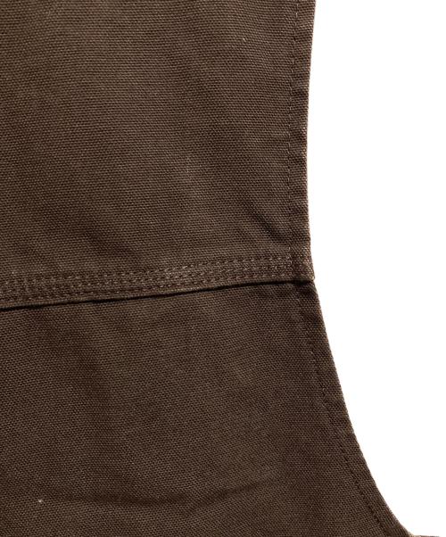 CarHartt（カーハート）CarHartt (カーハート) ダック地ベスト ブラウン サイズ:Lの古着・服飾アイテム