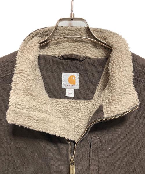 CarHartt（カーハート）CarHartt (カーハート) ダック地ベスト ブラウン サイズ:Lの古着・服飾アイテム