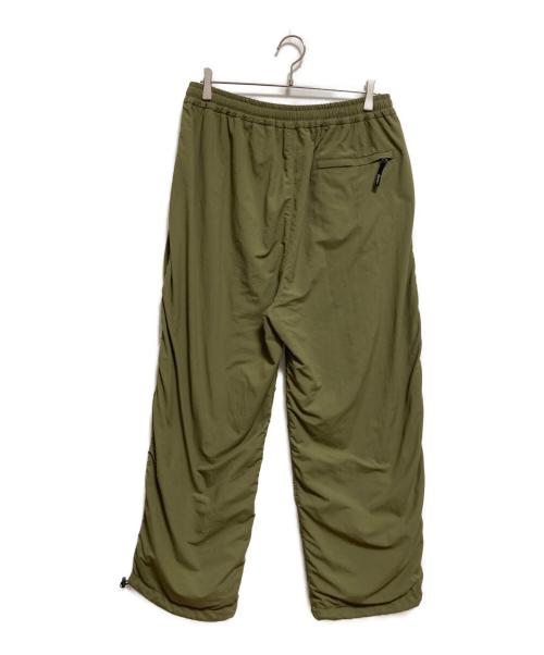 Gymphlex（ジムフレックス）Gymphlex (ジムフレックス) STRAIGHT EASY PANTS オリーブ サイズ:Lの古着・服飾アイテム