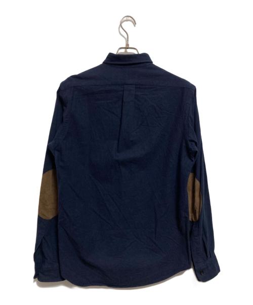 POLO RALPH LAUREN（ポロ・ラルフローレン）POLO RALPH LAUREN (ポロ・ラルフローレン) エルボーパッチ付シャツ ネイビー サイズ:Sの古着・服飾アイテム
