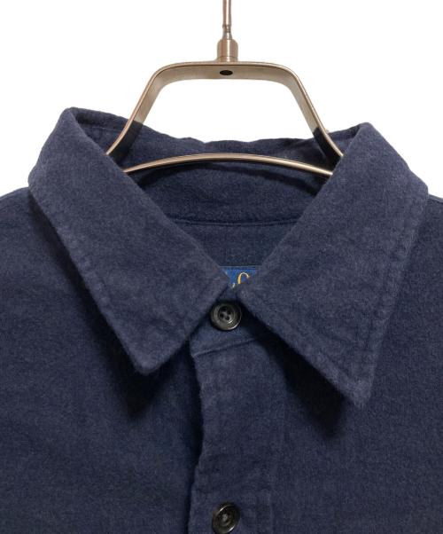POLO RALPH LAUREN（ポロ・ラルフローレン）POLO RALPH LAUREN (ポロ・ラルフローレン) エルボーパッチ付シャツ ネイビー サイズ:Sの古着・服飾アイテム