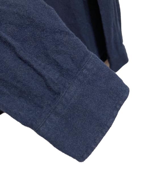 POLO RALPH LAUREN（ポロ・ラルフローレン）POLO RALPH LAUREN (ポロ・ラルフローレン) エルボーパッチ付シャツ ネイビー サイズ:Sの古着・服飾アイテム